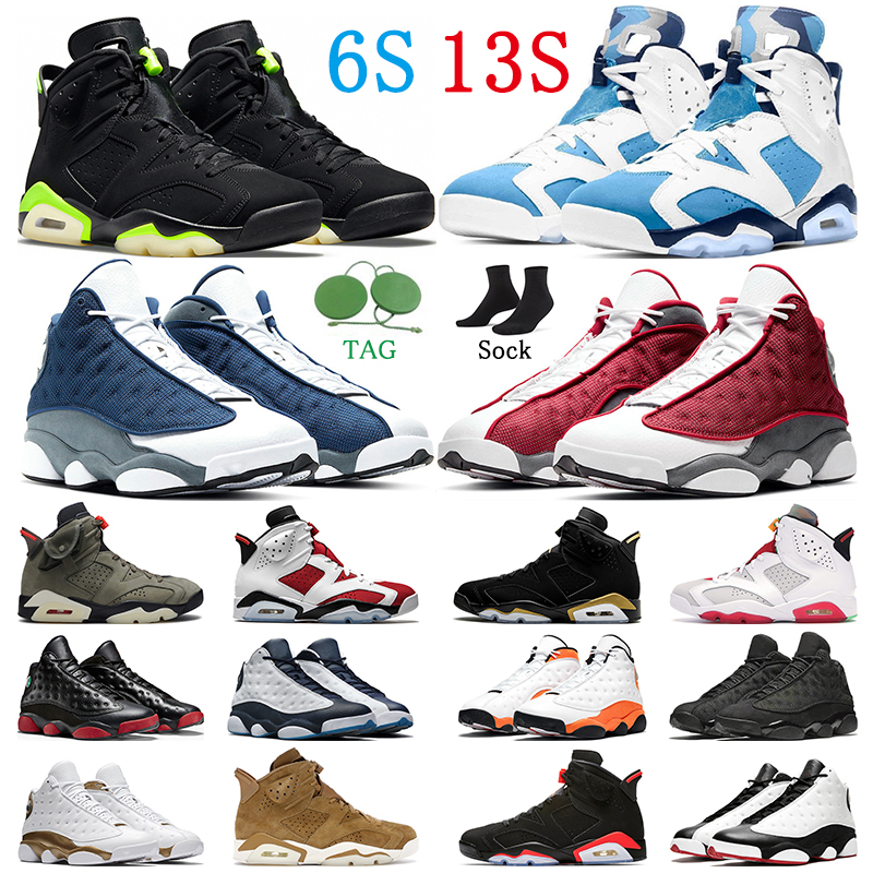 2022 Men Basketball Shoes 6 13 trainers 6s Electric Green Carmine UNC Infrared Hare 13s Obsidian Red Flint Starfish Black Cat Chicago sports sneakers, #17 black green toe
2022 Men Basketball Shoes 6 13 trainers 6s Electric Green Carmine UNC Infrared Hare 13s Obsidian Red Flint Starfish Black Cat Chicago sports sneakers, #17 black green toe