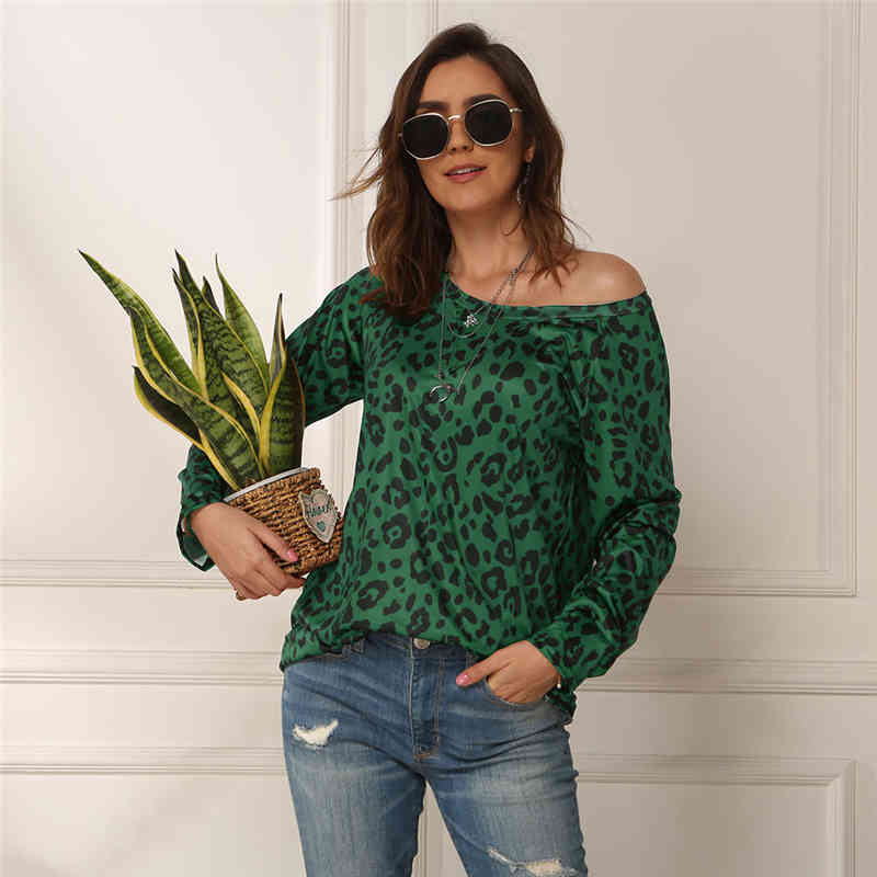Scoop Neck Leopard Print Slim Fit T Shirt Women Shirts Summer Streetwear Short Sleeve Casual Tee Shirt Femme Top 5XL 210413