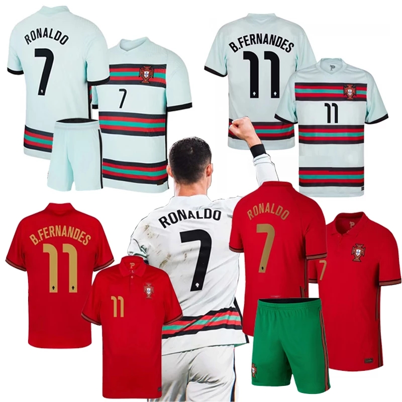 Maillot jersey 2021 shirt for Adult children's football kit RONALDO Bernardo PORTUGAL B.FERNANDES Tracksuit kids Soccer Jerseys, White;black
Maillot jersey 2021 shirt for Adult children's football kit RONALDO Bernardo PORTUGAL B.FERNANDES Tracksuit kids Soccer Jerseys, White;black