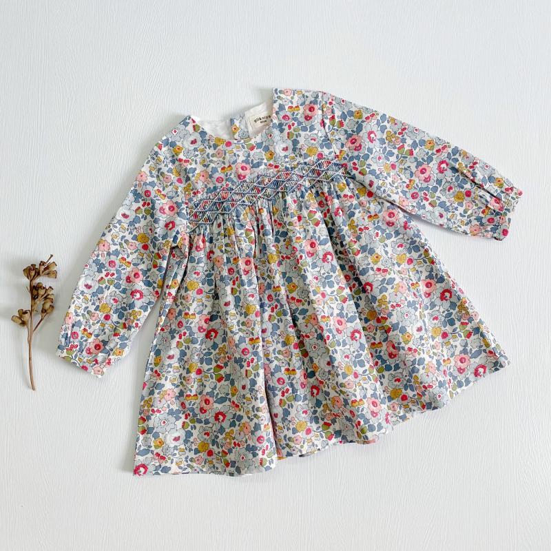 Girl's Dresses Vintage Slaughter Design Princess Girls Dress Long Sleeve Kids Clothes Spring Fall Floral Clothing Children Costumes, Blue
Girl's Dresses Vintage Slaughter Design Princess Girls Dress Long Sleeve Kids Clothes Spring Fall Floral Clothing Children Costumes, Blue