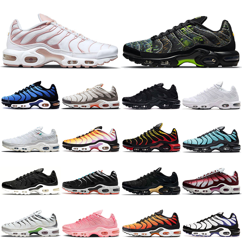 

PLUS TN SIZE US 12 running shoes mens womens tns requin se triple black all white off pink oxford blue red neon green designer trainers outdoor sports sneakers EUR 36-46, #a20 blue fury 40-46