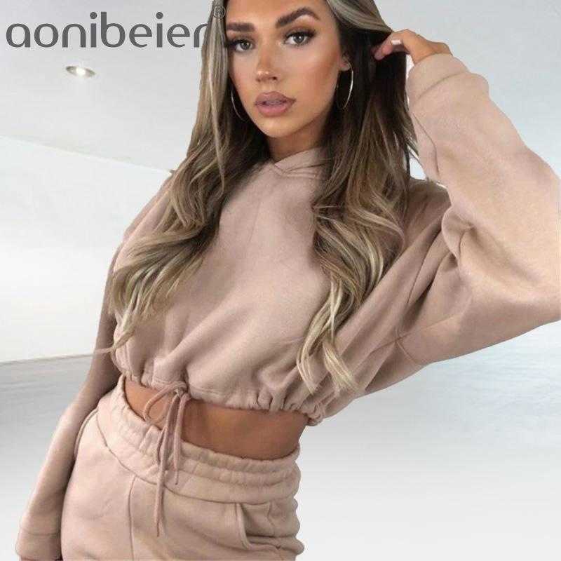 Fleece Warm Pullovers Autumn Winter Sweatshirt and Pant Tracksuit Outfits Cropped Hoodies Casual Workout Set 210604, White
Fleece Warm Pullovers Autumn Winter Sweatshirt and Pant Tracksuit Outfits Cropped Hoodies Casual Workout Set 210604, White