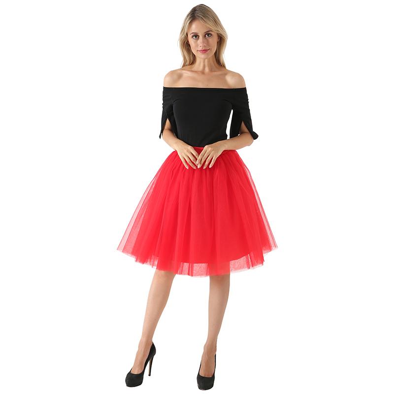 Skirts 7 Layer 60cm Tulle Skirt Women 2021 Summer A-line Midi Female High Waist Tutu Pleated For School Sun, White
Skirts 7 Layer 60cm Tulle Skirt Women 2021 Summer A-line Midi Female High Waist Tutu Pleated For School Sun, White