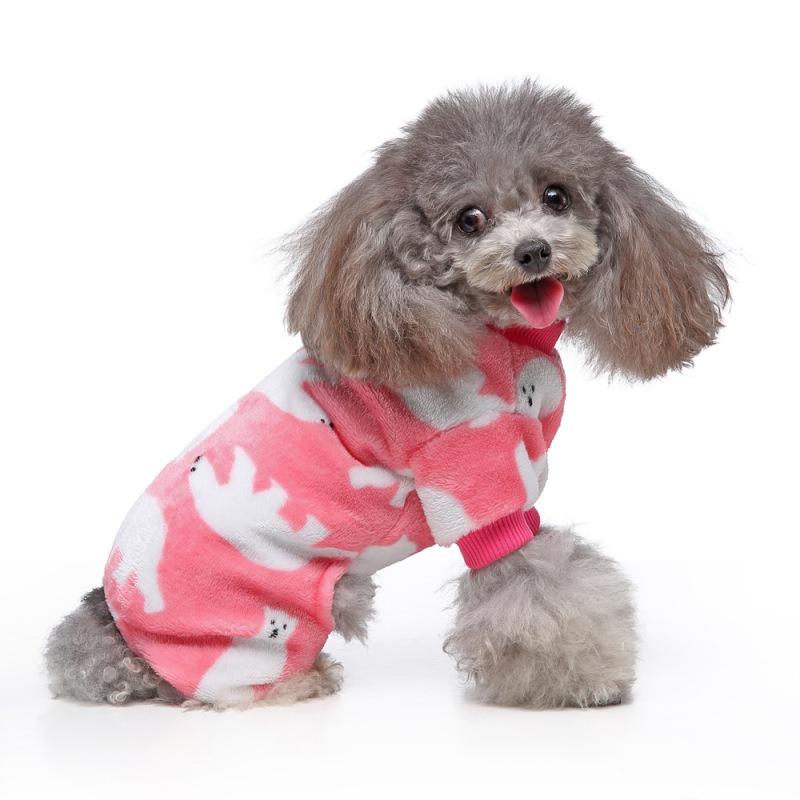 Dog Clothes For Winter Polyester Material Soft Comfortable Durable Jumpsuit Cute Bear Printed Pet In Cold Weather Apparel
Dog Clothes For Winter Polyester Material Soft Comfortable Durable Jumpsuit Cute Bear Printed Pet In Cold Weather Apparel