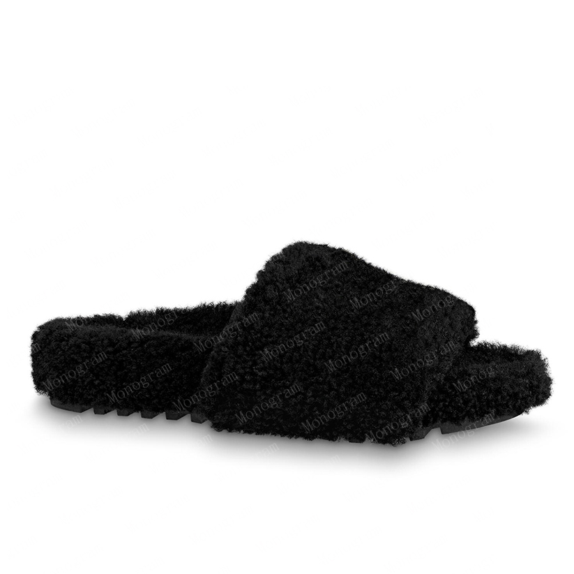 Winter Slide Shearling Slipper Women Flat Mule Sandals Waterfront Brown Flower Sandal Womens High Heels Sho 36-41 with Orange Box and, #01 black
Winter Slide Shearling Slipper Women Flat Mule Sandals Waterfront Brown Flower Sandal Womens High Heels Sho 36-41 with Orange Box and, #01 black