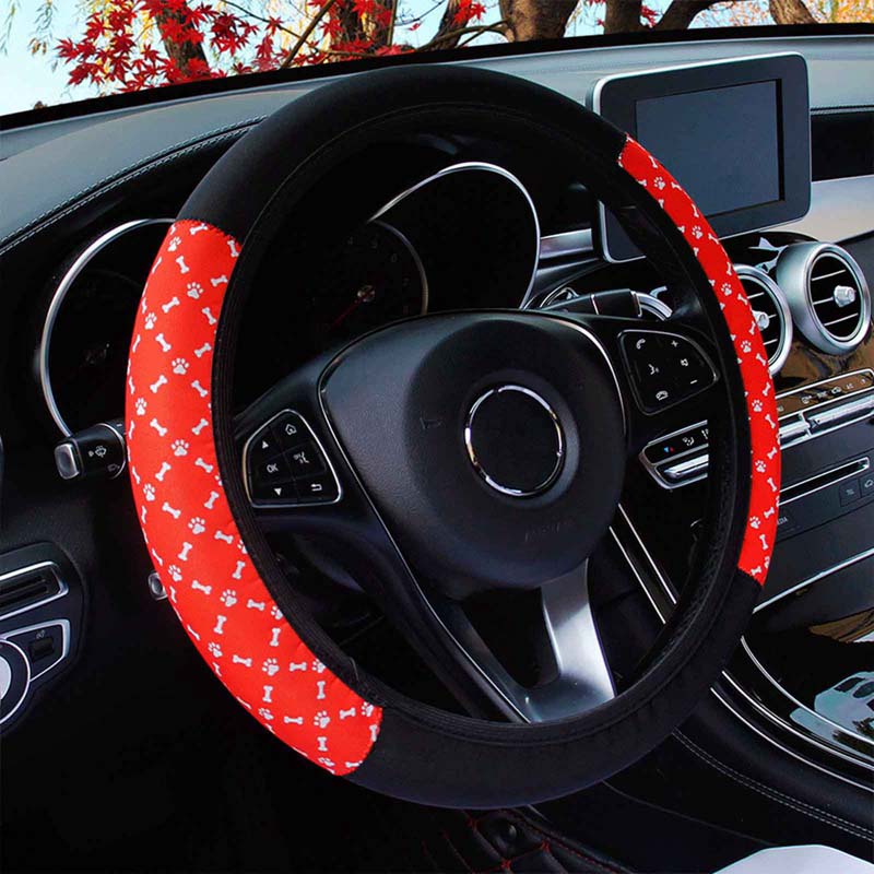 Elastic Car Steering Wheel Cover Truck Anti-Slip Styling Steering-wheel Covers Automobiles Interior Accessories