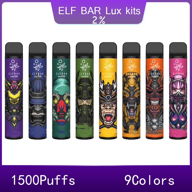 ELF BAR Lux Disposable Pod Device Kit E cigarettes 1500 Puffs 850mAh Battery 4.8ml Prefilled Cartridge Vape Stick Pen
ELF BAR Lux Disposable Pod Device Kit E cigarettes 1500 Puffs 850mAh Battery 4.8ml Prefilled Cartridge Vape Stick Pen