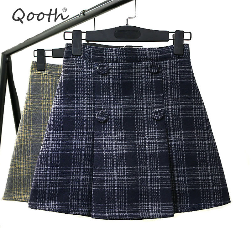 Qooth Skirts For Women Ulzzang Autumn Winter Harajuku Woolen Plaid Retro Short Skirt Girl Cute Japanese Kawaii Skirt QH1645 210518, Yellow
Qooth Skirts For Women Ulzzang Autumn Winter Harajuku Woolen Plaid Retro Short Skirt Girl Cute Japanese Kawaii Skirt QH1645 210518, Yellow