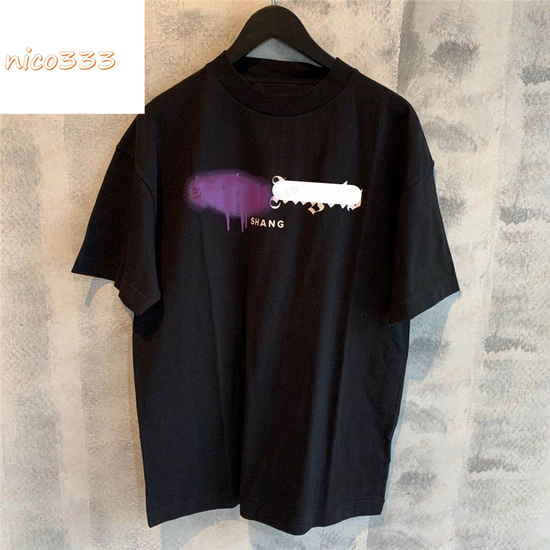 Angels mens t shirt PA Clothing spray letter short sleeve spring summer tide brand men and women with the same casual all-match loose T-shirt trend, White red
Angels mens t shirt PA Clothing spray letter short sleeve spring summer tide brand men and women with the same casual all-match loose T-shirt trend, White red