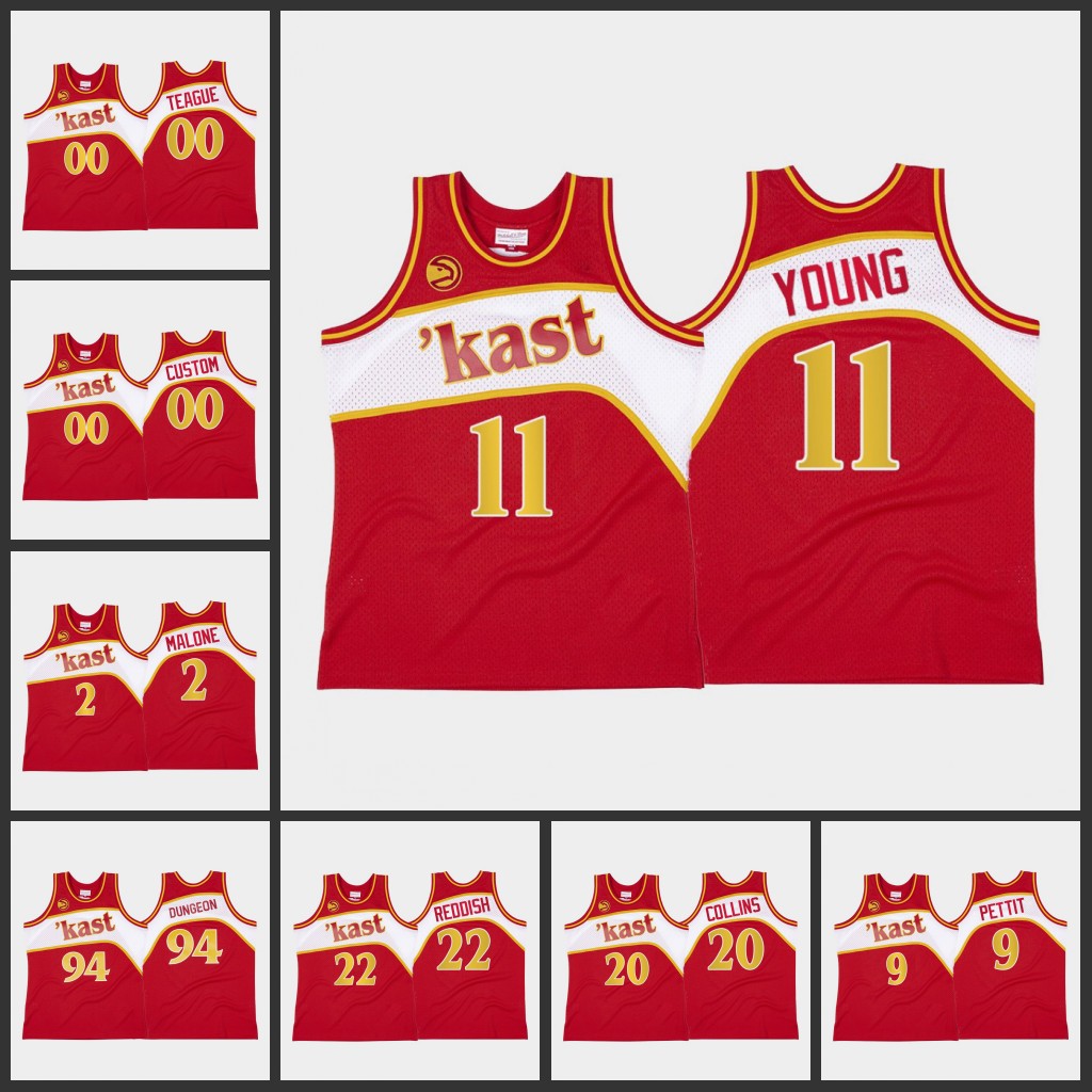 Atlanta''Hawks''Men Bob Pettit Moses Malone Trae Young Cam Reddish Dungeon OutKast Custom BR Remix Kast Limited Red Jersey
Atlanta''Hawks''Men Bob Pettit Moses Malone Trae Young Cam Reddish Dungeon OutKast Custom BR Remix Kast Limited Red Jersey