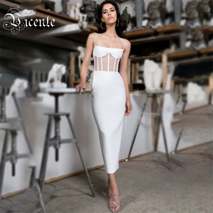 Trendy Striped Mesh Splicing Design Sleeveless Celebrtiy Party Club Bandage Slip Dress Vestido 210520, White
Trendy Striped Mesh Splicing Design Sleeveless Celebrtiy Party Club Bandage Slip Dress Vestido 210520, White