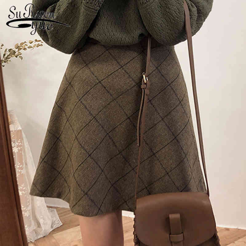 Korean Style Women Skirt Casual Autumn Plaid Above Knee High Waist Vintage Clothing for Mini 7446 50 210521, Coffee
Korean Style Women Skirt Casual Autumn Plaid Above Knee High Waist Vintage Clothing for Mini 7446 50 210521, Coffee