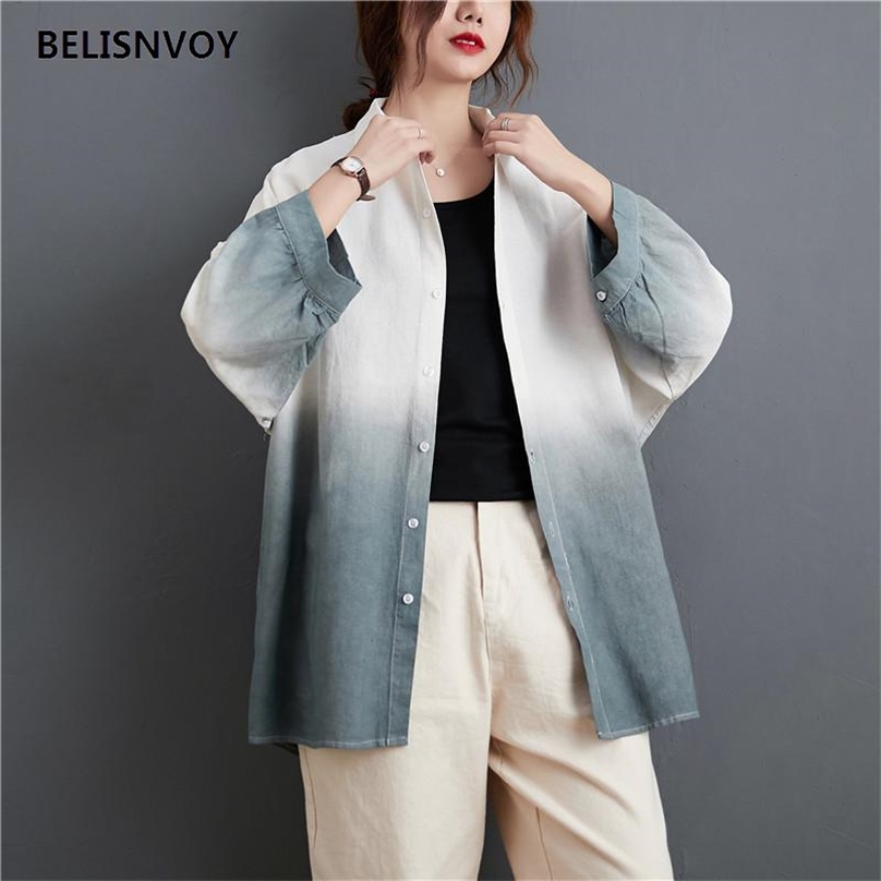 Streetwear Oversized Blouse Shirt Autumn Spring Casual Long Sleeve Tops Plus Size Woman Cotton Linen Harajuku Fashion Cardigan 210520, Gray
Streetwear Oversized Blouse Shirt Autumn Spring Casual Long Sleeve Tops Plus Size Woman Cotton Linen Harajuku Fashion Cardigan 210520, Gray