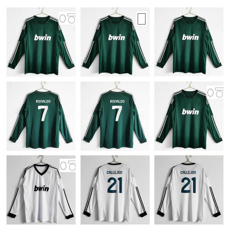 long sleeve full 2012 2013 real madrids Retro soccer jerseys classic 12 13 RONALDO football shirts Vintage Di Maria Maillot SERGIO RAMOS BENZEMA Kaka -2XL
long sleeve full 2012 2013 real madrids Retro soccer jerseys classic 12 13 RONALDO football shirts Vintage Di Maria Maillot SERGIO RAMOS BENZEMA Kaka -2XL