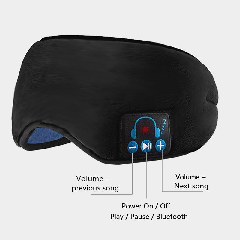 Headphones & Earphones Bluetooth 5.0 Earphone Eye Mask Sleeping Shades Washable Wireless Stereo Music Cover With Microphone
Headphones & Earphones Bluetooth 5.0 Earphone Eye Mask Sleeping Shades Washable Wireless Stereo Music Cover With Microphone