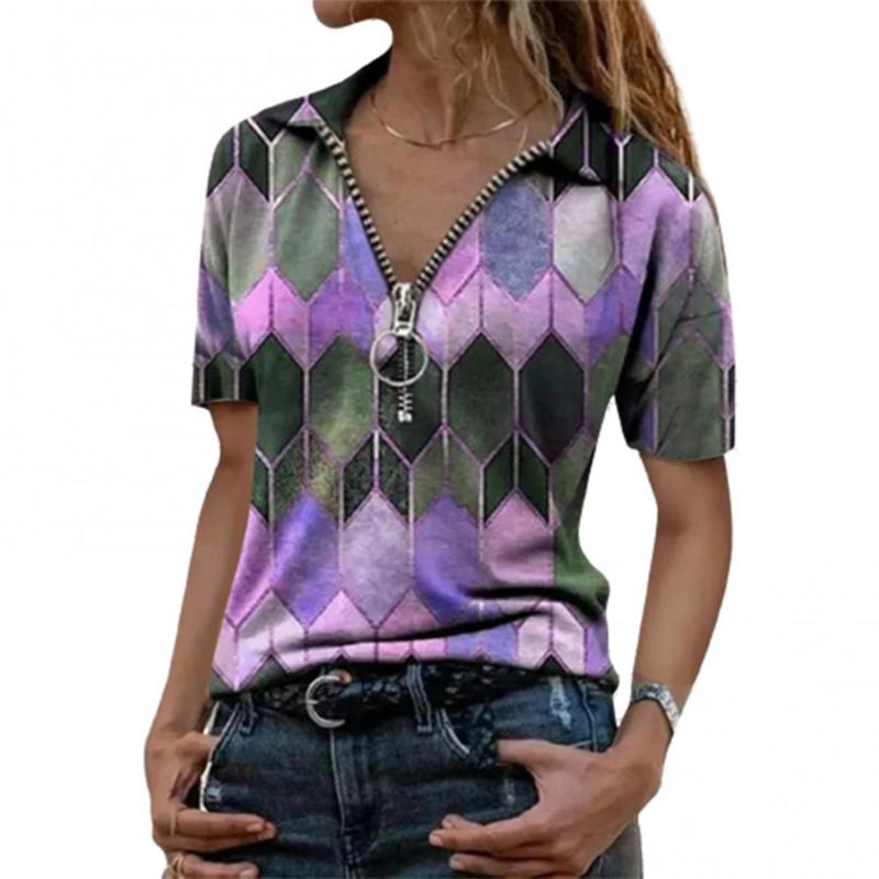 Women' T-Shirt Women Short Sleeve 2021 Elegant Patchwork Neck Flower Print Fashion Loose Casual Ladies T Shirt Female, Blue
Women' T-Shirt Women Short Sleeve 2021 Elegant Patchwork Neck Flower Print Fashion Loose Casual Ladies T Shirt Female, Blue