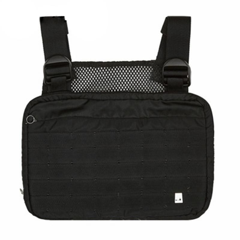 Waist Bags Adjustable Men Chest Rig Bag Tactical Shoulder Hip Hop Streetwear Alyx Pockets Black Waistcoat Kanye Functional Packs, Sky blue
Waist Bags Adjustable Men Chest Rig Bag Tactical Shoulder Hip Hop Streetwear Alyx Pockets Black Waistcoat Kanye Functional Packs, Sky blue