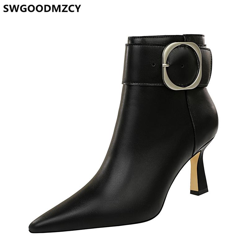 Boots Leather Women Sexy Shoes Extreme High Heels Big Tree Ankle For Fashion 2021 Botas Muje, Black
Boots Leather Women Sexy Shoes Extreme High Heels Big Tree Ankle For Fashion 2021 Botas Muje, Black