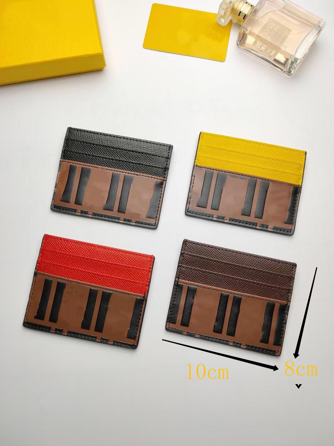 Designer Card Holder Men Womens Cards Holders Black Lambskin Mini Wallets Coin purse pocket Interior Slot Pockets Genuine Leather small bag, Brown;gray
Designer Card Holder Men Womens Cards Holders Black Lambskin Mini Wallets Coin purse pocket Interior Slot Pockets Genuine Leather small bag, Brown;gray