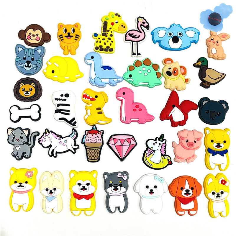 Wholesale Anime Cartoon Animals Rabbit Dog Pig Unicorn PVC Shoe charms Shoecharm Buckles Fashion Accessories Plastic ornaments Soft Rubber Jibitz for croc shoes
Wholesale Anime Cartoon Animals Rabbit Dog Pig Unicorn PVC Shoe charms Shoecharm Buckles Fashion Accessories Plastic ornaments Soft Rubber Jibitz for croc shoes