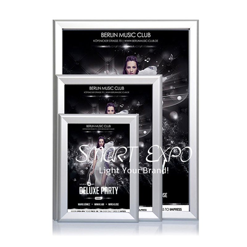 Aluminum Snap Frame for A1 Poster Advertising Display with 32mm Profile