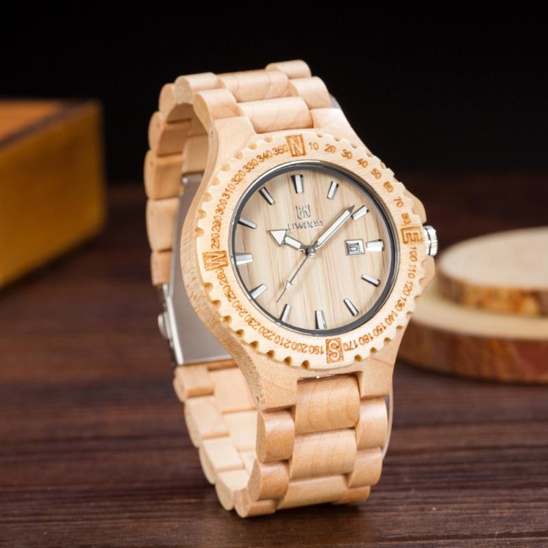 Wristwatches 2021 UWOOD Womens Wooden Watch Women Christmas Gift Bangle Quartz Wood Wrist Men Role Relogio Masculino Watches, Zebra wood
Wristwatches 2021 UWOOD Womens Wooden Watch Women Christmas Gift Bangle Quartz Wood Wrist Men Role Relogio Masculino Watches, Zebra wood