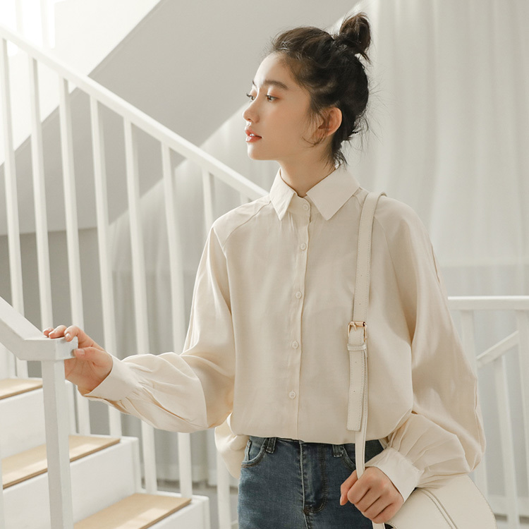 spring Vintage solid Shirt female Oversize Tops Women Long sleeve Girls Blouse Summer Plus Size Blouses femme Blusas 210423