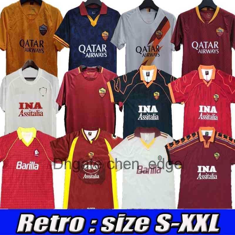 17 18 19 20 Retro roma soccer jersey TOTTI GIANNINI 1996 1997 1998 1999 2000 89 90 91 92 AS Rome classic commemorate Collection Football, 98/99home
17 18 19 20 Retro roma soccer jersey TOTTI GIANNINI 1996 1997 1998 1999 2000 89 90 91 92 AS Rome classic commemorate Collection Football, 98/99home