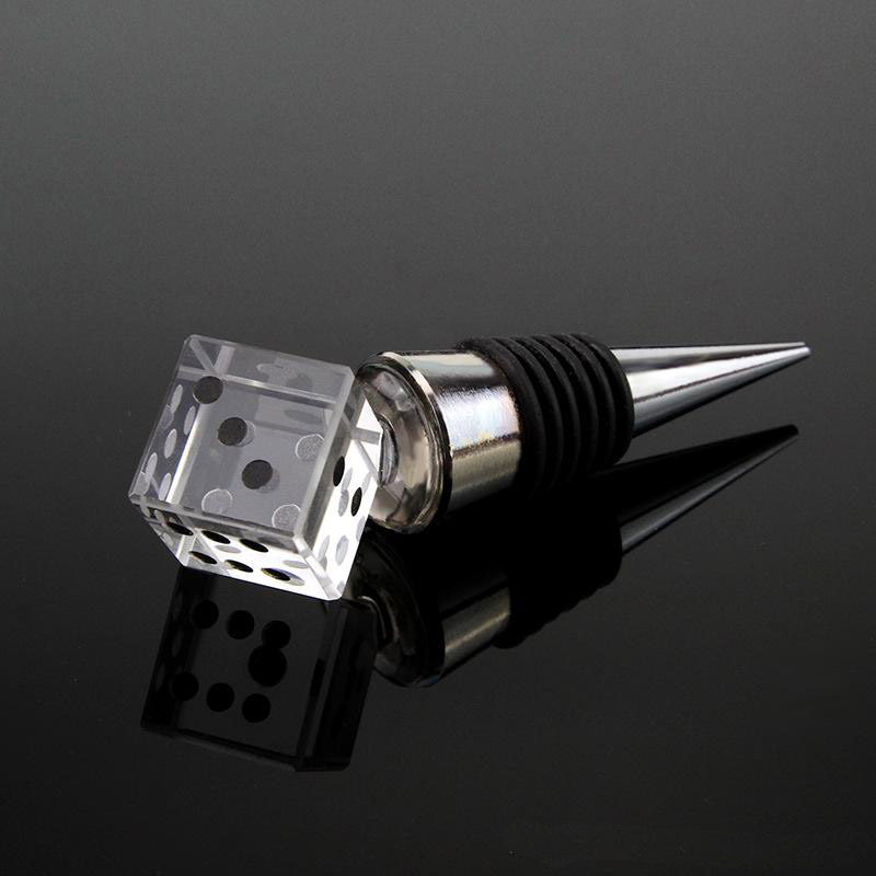 100pcs/lot+Unique Wedding Gift High Quality K9 Crystal Dice Bottle Stopper Bridal Shower Favors For Male Guests
100pcs/lot+Unique Wedding Gift High Quality K9 Crystal Dice Bottle Stopper Bridal Shower Favors For Male Guests