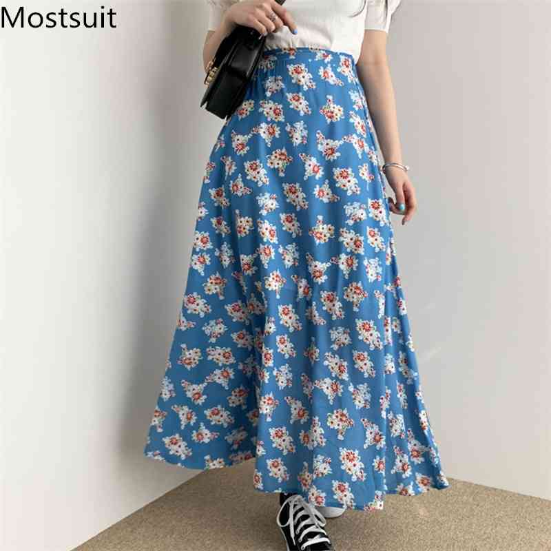 Korean Floral Printed Long Pleated Women Skirts High Elastic Waist A-line Vintage Elegant Fashion Ladies Maxi 210518, Black
Korean Floral Printed Long Pleated Women Skirts High Elastic Waist A-line Vintage Elegant Fashion Ladies Maxi 210518, Black