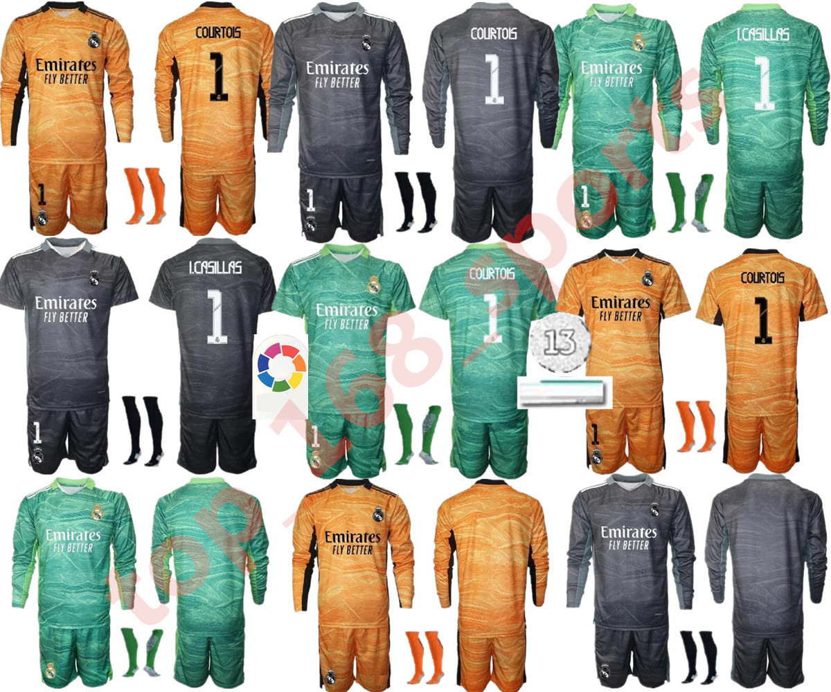 New 2021 2022 adult Men kids kit Real Madrid Soccer Jerseys Long sleeve Goalkeeper kits 21 22 #1 COURTOIS GK Football shirt #13 LUNIN uniforms, As pic
New 2021 2022 adult Men kids kit Real Madrid Soccer Jerseys Long sleeve Goalkeeper kits 21 22 #1 COURTOIS GK Football shirt #13 LUNIN uniforms, As pic