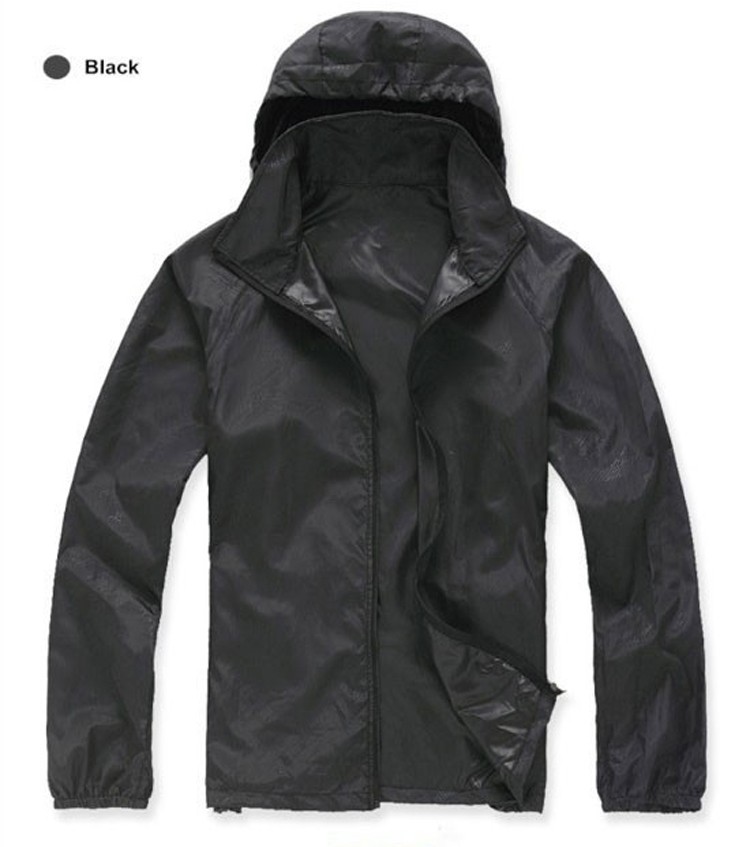 Men's Jackets Quick Dry Outdoor Coat Waterproof UV Women Thin Outwear Ultra-Light Windbreaker