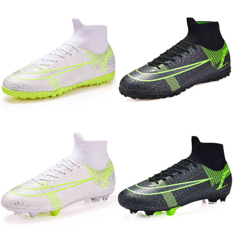 Soccer Shoes Men Child Cleats Shoes New Arrival 2022 Boots Boys Football Lightweight School Trainning Sneakers Kids Girl 220331, 163 green cd
Soccer Shoes Men Child Cleats Shoes New Arrival 2022 Boots Boys Football Lightweight School Trainning Sneakers Kids Girl 220331, 163 green cd