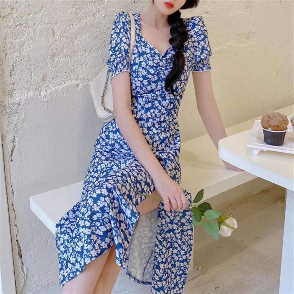 floral print split summer women dresses short sleeve pleated midi dating, Black;gray
floral print split summer women dresses short sleeve pleated midi dating, Black;gray