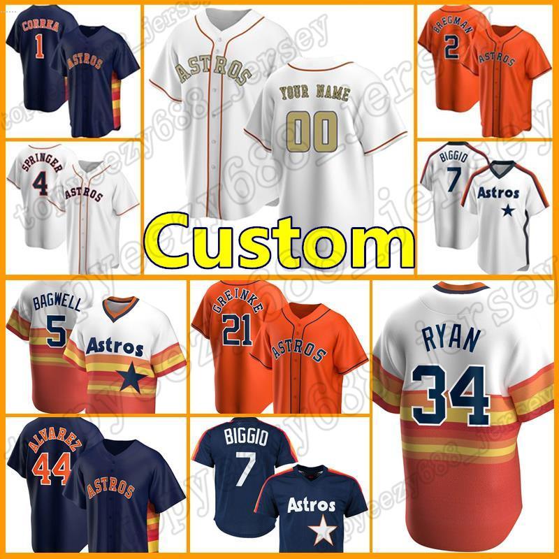 2 Alex Bregman Jersey Astros Custom 27 Jose Altuve Baseball 7 Craig Biggio 99 J.J. Watt 43 Lance McCullers Retro Nolan Ryan Carlos Correa, Custom new cool base(taikongren)
2 Alex Bregman Jersey Astros Custom 27 Jose Altuve Baseball 7 Craig Biggio 99 J.J. Watt 43 Lance McCullers Retro Nolan Ryan Carlos Correa, Custom new cool base(taikongren)