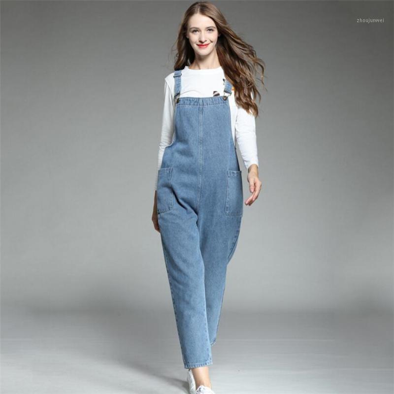 Women's Jumpsuits & Rompers Plus Size Denim Overalls Loose Slim High Quality Women Fashion Casual Suspenders, Sky blue
Women's Jumpsuits & Rompers Plus Size Denim Overalls Loose Slim High Quality Women Fashion Casual Suspenders, Sky blue