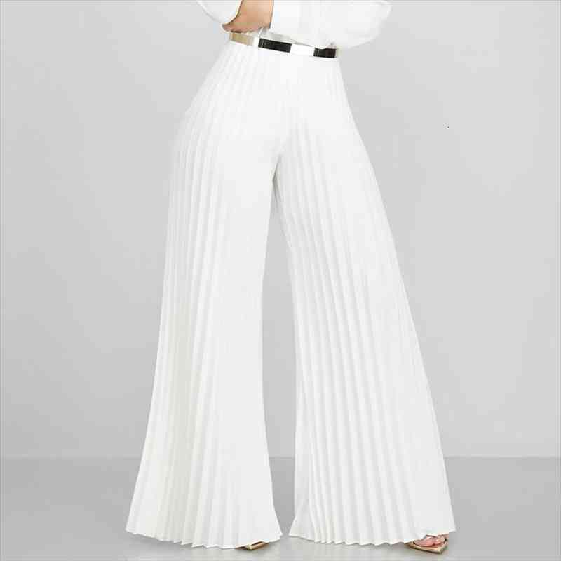 Office Lady Pleated Wide Leg Pants Women Autumn Work Business Elegant Long Trousers Female Loose High Waisted Palazzo Pants, Black;white
Office Lady Pleated Wide Leg Pants Women Autumn Work Business Elegant Long Trousers Female Loose High Waisted Palazzo Pants, Black;white