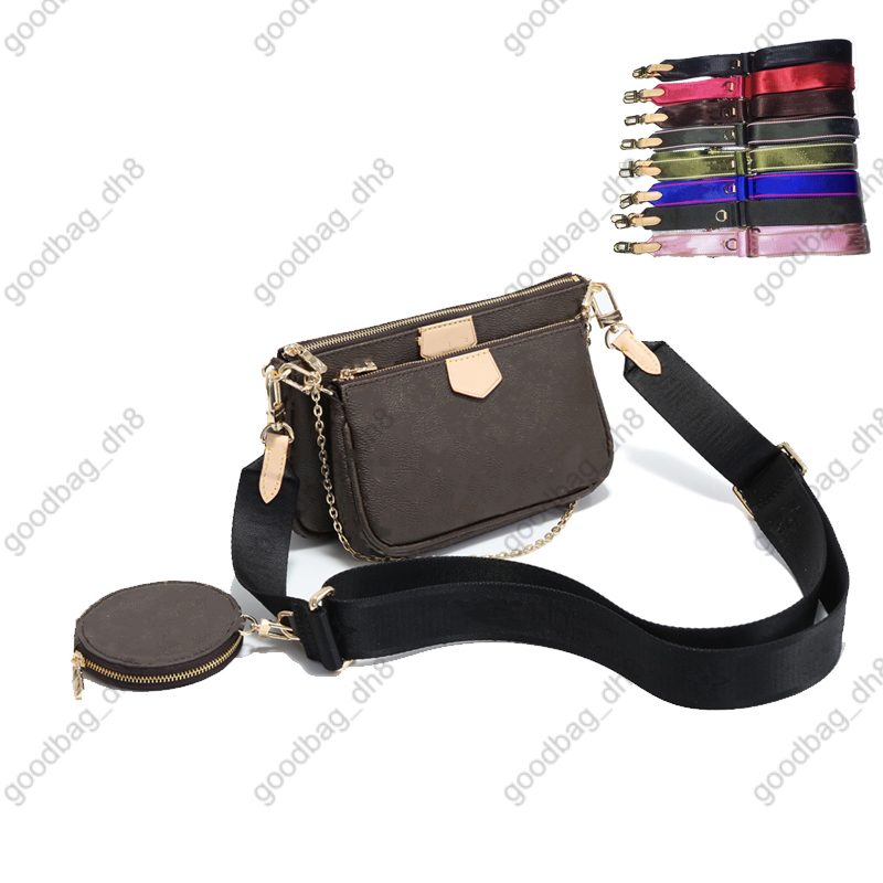 2021 NEW 3 Pcs High Quality Multicolors Strap Wallets women Luxurys Designers Cross Body Bags Sets Saddle pack Handbags Sac M44823, Customize
2021 NEW 3 Pcs High Quality Multicolors Strap Wallets women Luxurys Designers Cross Body Bags Sets Saddle pack Handbags Sac M44823, Customize