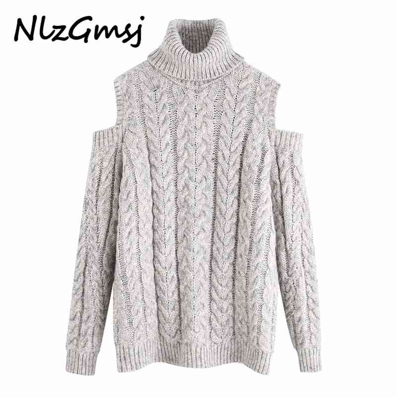Woman Loose Turtleneck Off the Shoulder Sweater Fashion Ladies Autumn Grey Knitwear Female Oversized Warm Tops 210628, As picture
Woman Loose Turtleneck Off the Shoulder Sweater Fashion Ladies Autumn Grey Knitwear Female Oversized Warm Tops 210628, As picture