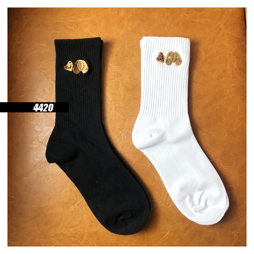 Socks Adult Mid Calf Crew Cool Funny Wacky Palm Ins Embroid Bear Off Head Angels Black White Embroidery Fashion Street
Socks Adult Mid Calf Crew Cool Funny Wacky Palm Ins Embroid Bear Off Head Angels Black White Embroidery Fashion Street