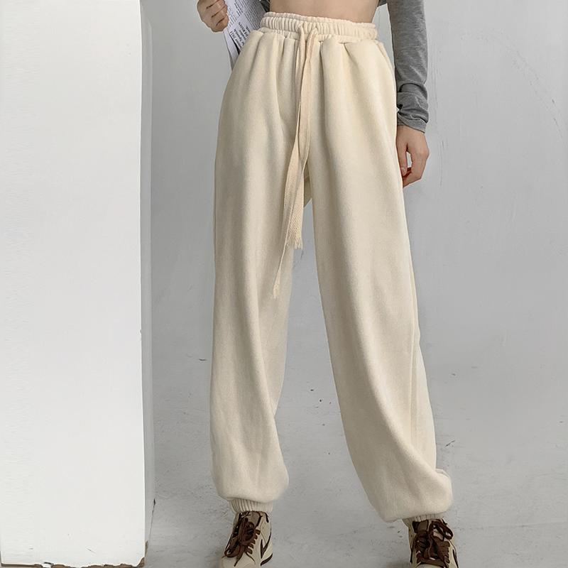 Women's Pants & Capris 2021 Autumn Winter Trousers Women Loose Warm Thick Drawstring Sportswear Casual Streetwear Sweatpants Korean Style, Picture color
Women's Pants & Capris 2021 Autumn Winter Trousers Women Loose Warm Thick Drawstring Sportswear Casual Streetwear Sweatpants Korean Style, Picture color