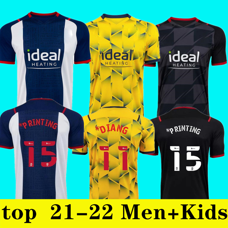 West Brom soccer Jersey 21 22 HOME AWAY THIRD Black yellow white blue Townsend Diang Phillips Pereira Austin 2021 2022 Football shirt Sweats
West Brom soccer Jersey 21 22 HOME AWAY THIRD Black yellow white blue Townsend Diang Phillips Pereira Austin 2021 2022 Football shirt Sweats