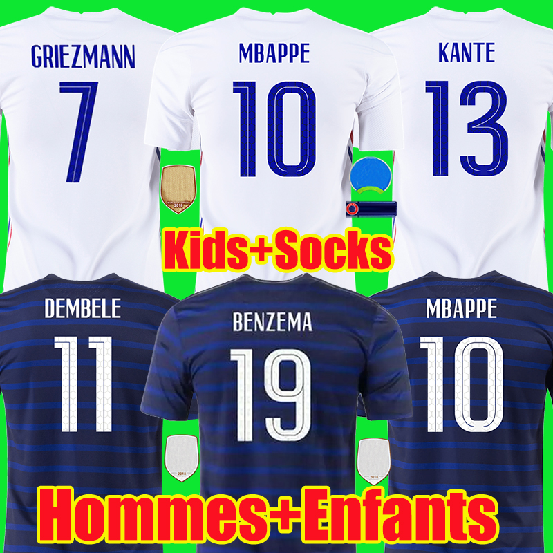 Maillot BENZEMA MBAPPE GRIEZMANN Soccer Jersey 2021 FRANCE KANTE Final Cup Men Women Kids Kit Set 2022 Football Shirts National Team POGBA GIROUD WORLD Enfants, Women 2020 home
Maillot BENZEMA MBAPPE GRIEZMANN Soccer Jersey 2021 FRANCE KANTE Final Cup Men Women Kids Kit Set 2022 Football Shirts National Team POGBA GIROUD WORLD Enfants, Women 2020 home