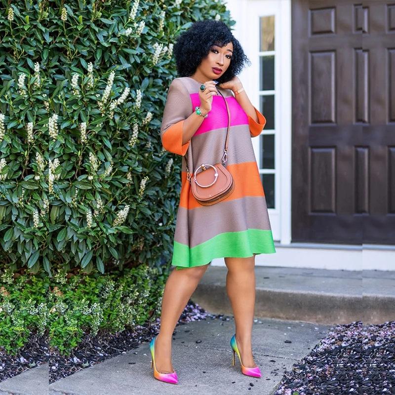 Large Women's Dress Spring And Autumn Small Fat Sister Pregnant Skirt Summer Two Piece