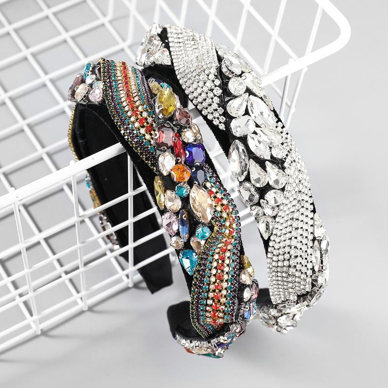 Hair Clips & Barrettes Pauli Manfi Fashion Metal Glass Rhinestone Fabric Headband Women's Exaggerated Party Accessories, Golden;silver
Hair Clips & Barrettes Pauli Manfi Fashion Metal Glass Rhinestone Fabric Headband Women's Exaggerated Party Accessories, Golden;silver