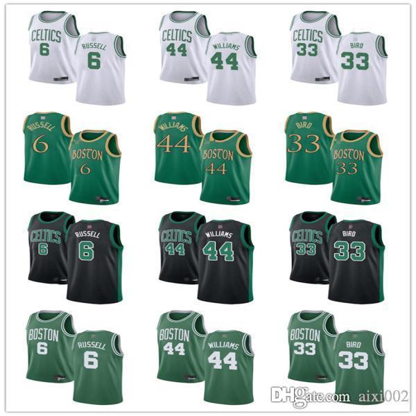 Men Women Youth Boston Celtics 33 Larry Bird 6 Bill Russell 44 Robert Williams III Green white black custom Basketball Jersey, Black;red
Men Women Youth Boston Celtics 33 Larry Bird 6 Bill Russell 44 Robert Williams III Green white black custom Basketball Jersey, Black;red