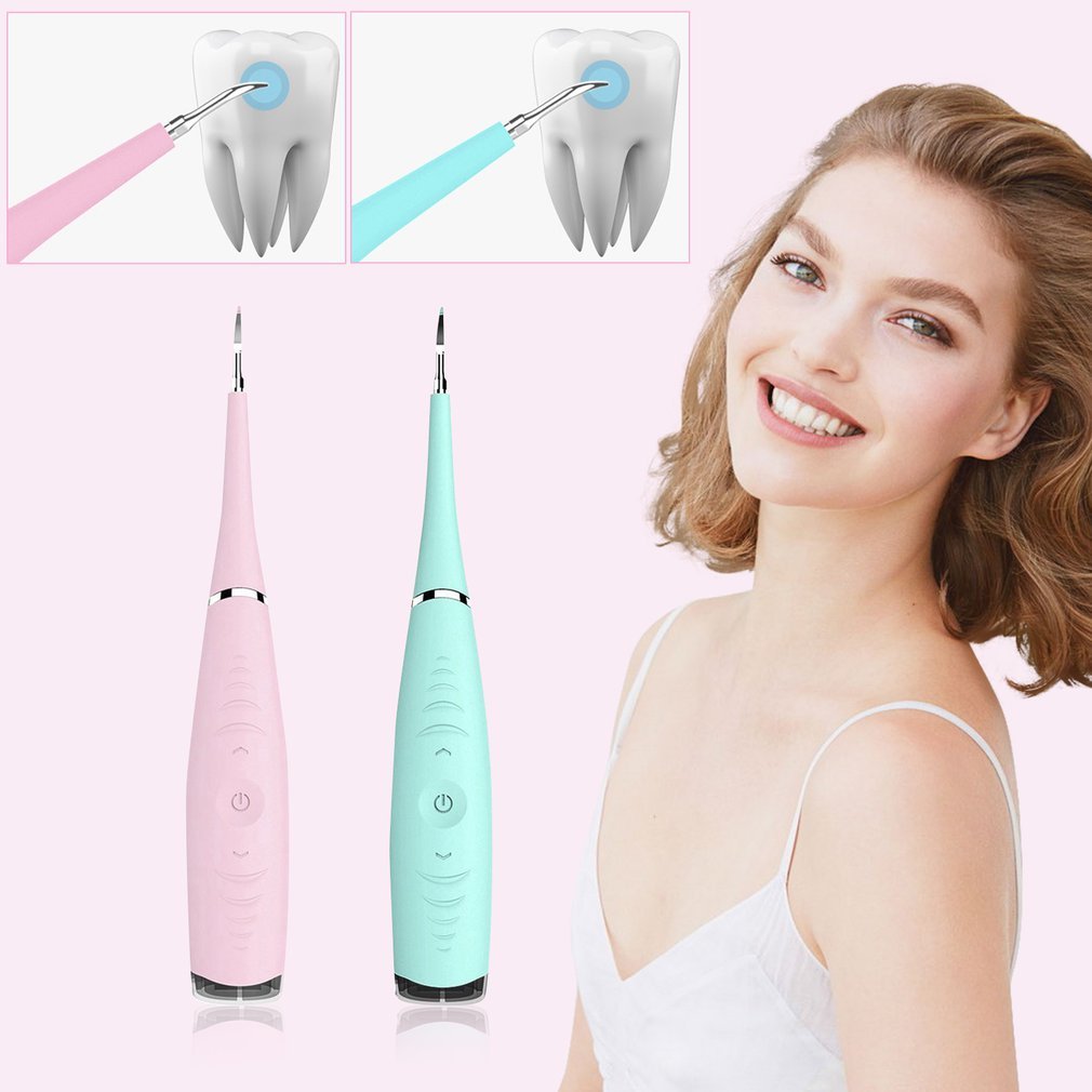 Portable Sonic Scaler Electric Scaler Tooth Calculus Remover Tooth Spots Dental floss Tool Dental teeth White health