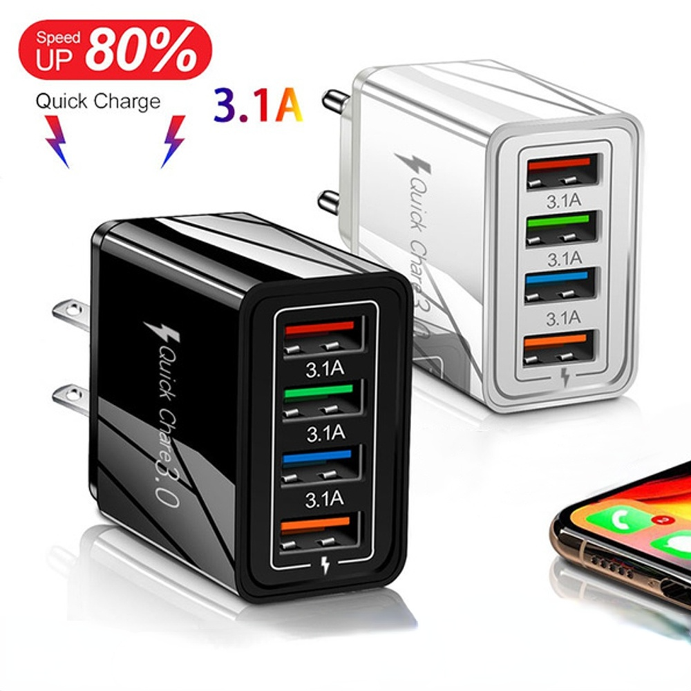 EU/U.S. plug USB charger fast charge 3.0 suitable for tablet PC portable wall phone charger 
EU/U.S. plug USB charger fast charge 3.0 suitable for tablet PC portable wall phone charger