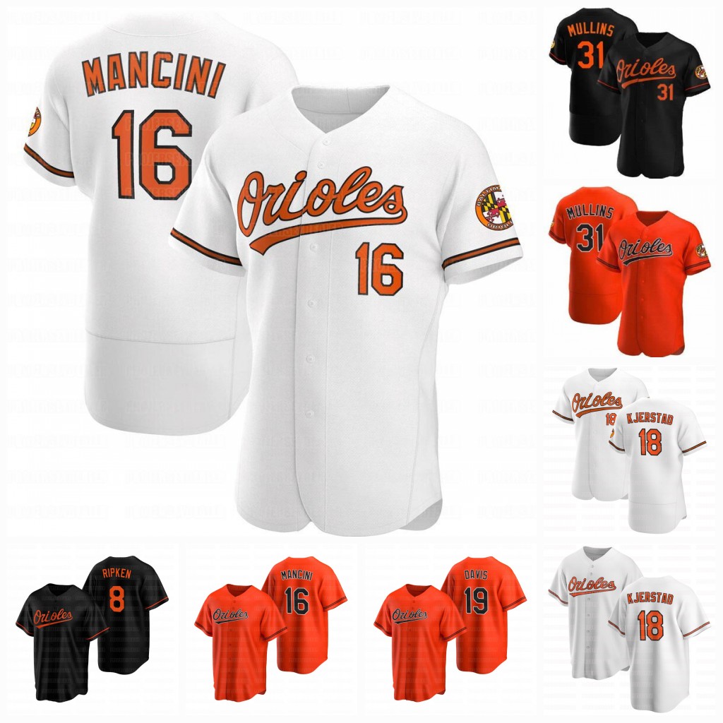 48 Jorge Lopez Cedric Mullins Orioles 2022 All-Star Baseball Trey Mancini Jersey Chris Davis Cal Ripken Jr. Jonathan Villar Hanser Alberto Jose Iglesias John Means, White cool base mens s-xxxl