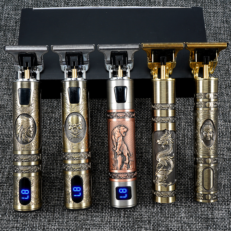 Electric Hair Trimmer Cordless Shaver Beard Trimmer Electric Shaver for Men 0mm Men Barber Hair Cutting Machine For Men 220222